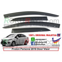 Proton Persona (2nd Gen) 2016 AG Door Visor Air Press Wind Deflector (Small 7cm Width)